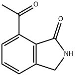 7-ACETYL-2,3-DIHYDRO-ISOINDOL-1-ONE Structure