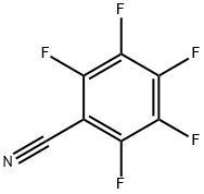 ペンタフルオロベンゾニトリル 化学構造式