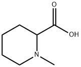 1-甲基哌啶-2-羧酸, 7730-87-2, 结构式
