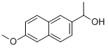 2-(1-ヒドロキシエチル)-6-メトキシナフタレン 化学構造式