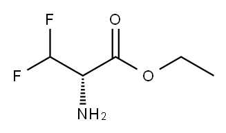 D-Alanine, 3,3-difluoro-, ethyl ester (9CI) Struktur