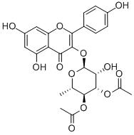 3'',4''-二-O-乙酰基阿福豆苷,77307-50-7,结构式