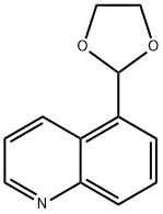 Quinoline, 5-(1,3-dioxolan-2-yl)- (9CI) Structure
