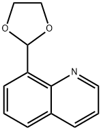 Quinoline, 8-(1,3-dioxolan-2-yl)- (9CI) Structure