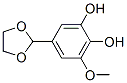 1,2-Benzenediol, 5-(1,3-dioxolan-2-yl)-3-methoxy- (9CI)|