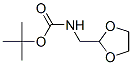 Carbamic acid, (1,3-dioxolan-2-ylmethyl)-, 1,1-dimethylethyl ester (9CI) Struktur