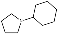 N-环己基吡咯烷, 7731-02-4, 结构式