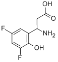 3-AMINO-3-(3,5-DIFLUORO-6-HYDROXY-PHENYL)-PROPIONIC ACID Structure