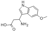 3-AMINO-3-(5-METHOXY-INDOL-3-YL)-PROPIONIC ACID Structure