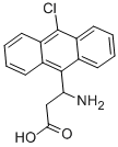 3-AMINO-3-(10-CHLORO-ANTHRACEN-9-YL)-PROPIONIC ACID 结构式