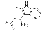 3-AMINO-3-(2-METHYL-INDOL-3-YL)-PROPIONIC ACID Struktur