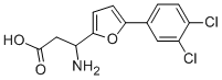 3-AMINO-3-[5-(3,4-DICHLOROPHENYL)-FURAN-2-YL]-PROPIONIC ACID Structure
