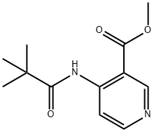 4-(2,2-DIMETHYL-PROPIONYLAMINO)-NICOTINIC ACID METHYL ESTER Struktur