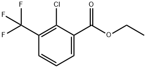 2-CHLORO-3-TRIFLUOROMETHYL ETHYL BENZOATE Struktur