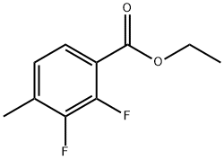 2,3-二氟-4-甲基苯甲酸乙酯, 773135-56-1, 结构式