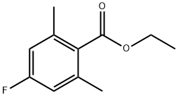 2,6-Dimethyl-4-fluorobenzoic acid ethyl ester Struktur