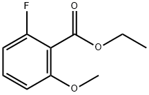 2-氟-6-甲氧基苯甲酸乙酯, 773136-55-3, 结构式