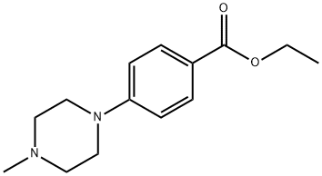 ETHYL 4-(4-METHYLPIPERAZIN-1-YL)BENZOATE Structure