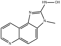 2-Hydroxyamino-3-methyl-3H-imidazo[4,5-f]quinoline Struktur