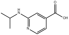 2-(イソプロピルアミノ)イソニコチン酸 化学構造式