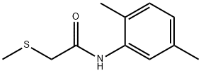Acetamide, N-(2,5-dimethylphenyl)-2-(methylthio)- (9CI) Structure