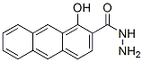 2-Anthracenecarboxylic acid, 1-hydroxy-, hydrazide Structure