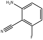2-Amino-6-fluorobenzonitrile Struktur