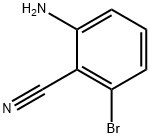2-AMINO-6-BROMOBENZONITRILE 化学構造式