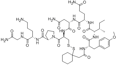 BETA-MERCAPTO-BETA,BETA-CYCLOPENTAMETHYLENE-PROPIONYL-TYR(ME)-ILE-GLN-ASN-CYS-PRO-ORN-GLY-NH2 price.