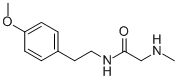 N-[2-(4-methoxyphenyl)ethyl]-2-(methylamino)acetamide Structure