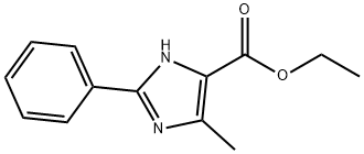 5-METHYL-2-PHENYL-3H-IMIDAZOLE-4-CARBOXYLIC ACID ETHYL ESTER 化学構造式