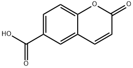 Coumarin-6-carboxylic acid Structure