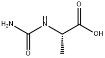 氨基甲酰基-DL-丙氨酸 结构式