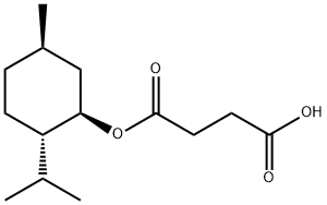 琥珀酸单薄荷酯, 77341-67-4, 结构式