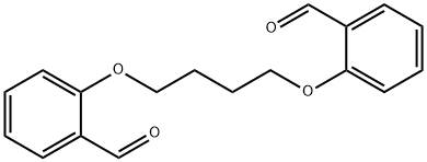 2,2-(1,4-丁烷二基二氧基)双苯甲醛, 77354-98-4, 结构式
