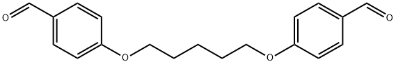 4,4’-(1,5-Pentanediyl)dioxydibenzaldehyde Struktur