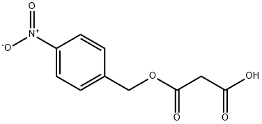 マロン酸モノ-4-ニトロベンジル 化学構造式