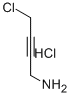 1-AMINO-4-CHLORO-2-BUTYNE · HCL 化学構造式