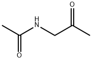 N-(2-オキソプロピル)アセトアミド 化学構造式