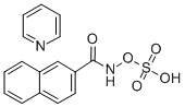 Hydroxylamine-O-sulfonic acid, N-(2-naphthoyl)-, pyridine salt Structure