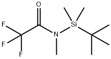 N-(tert-ブチルジメチルシリル)-N-メチルトリフルオロアセトアミド 化学構造式