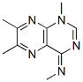 Methanamine, N-(1,6,7-trimethyl-4(1H)-pteridinylidene)- (9CI) Struktur