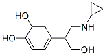 1,2-Benzenediol, 4-[2-(cyclopropylamino)-1-(hydroxymethyl)ethyl]- (9CI) Struktur