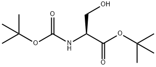 BOC-SER(TBU)-OH Structure