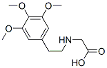 N-[2-(3,4,5-Trimethoxyphenyl)ethyl]glycine Struktur