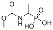 Carbamic  acid,  (1-phosphonoethyl)-,  C-methyl  ester  (9CI) Struktur