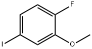 2-フルオロ-5-ヨードアニソール 化学構造式