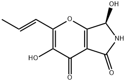ピラノニグリンA 化学構造式