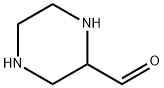 2-Piperazinecarboxaldehyde 化学構造式