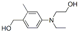 Benzenemethanol, 4-[ethyl(2-hydroxyethyl)amino]-2-methyl- (9CI) Struktur